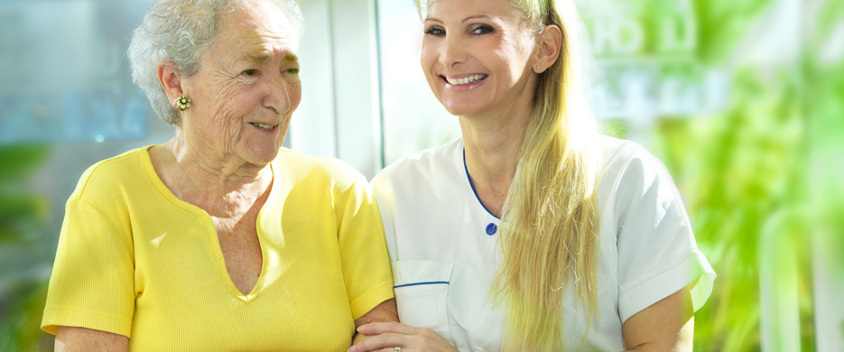 carer with elderly person