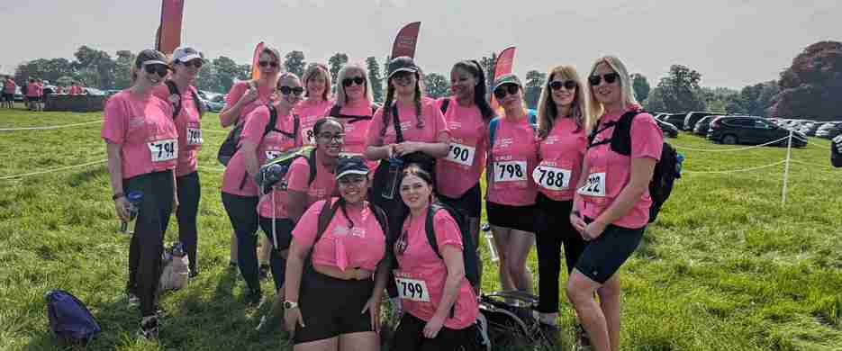 Pink Ribbon Walk Completed For Charity