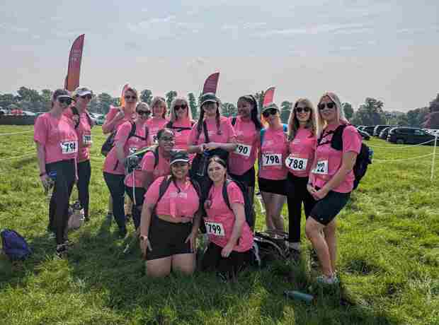 Pink Ribbon Walk Completed For Charity