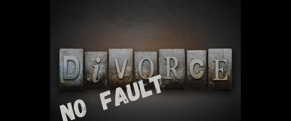 No fault divorce graphic