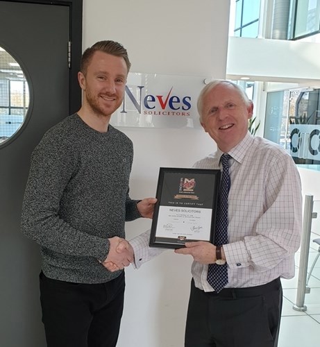 Certificate presentation