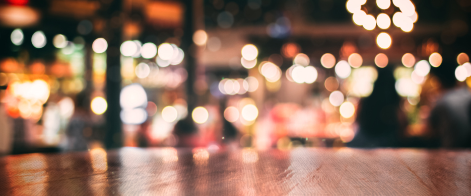 blurred lights at night