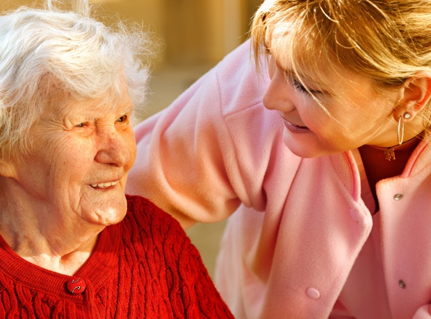 carer with elderly lady