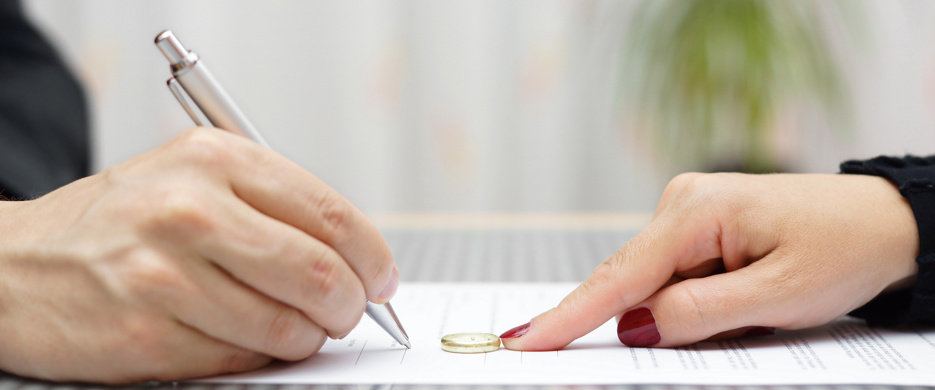 person signing document