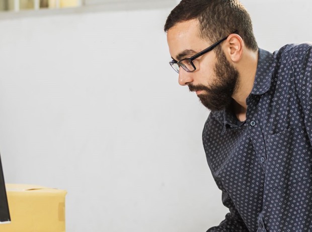 Business Owner at work