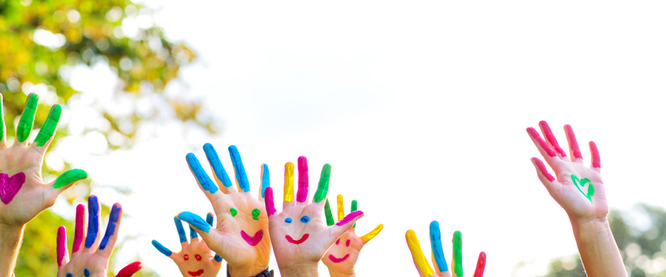 painted hands