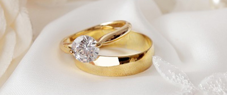 wedding and engagement rings