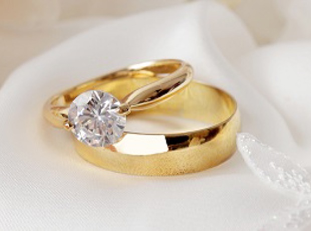 wedding and engagement rings