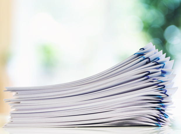 stack of papers