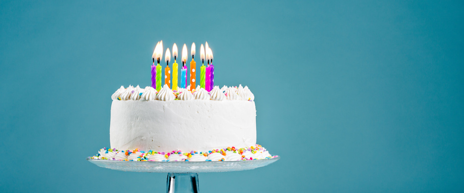 cake with candles