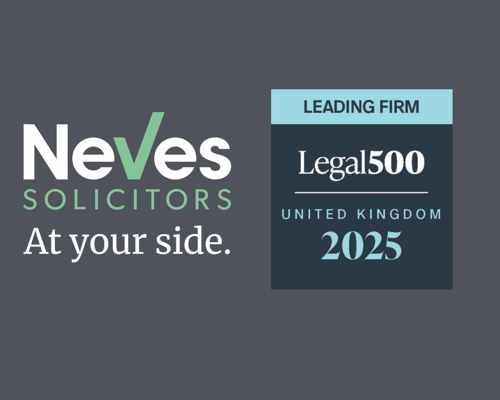 Neves are listed in The Legal 500 rankings for 2025