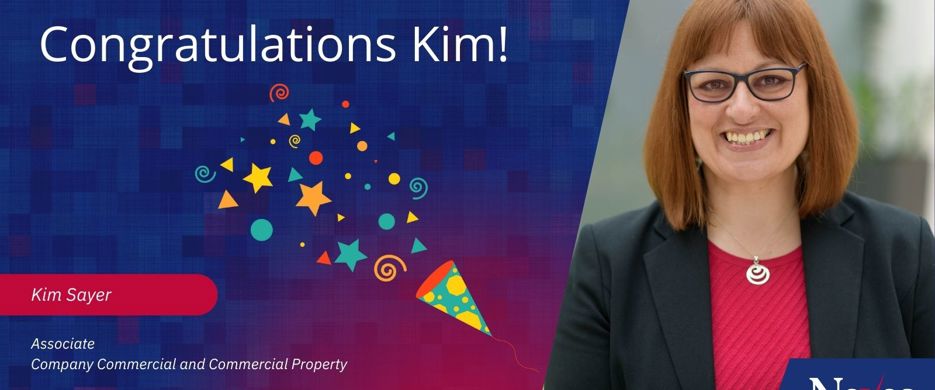 Kim Sayer Congratulations
