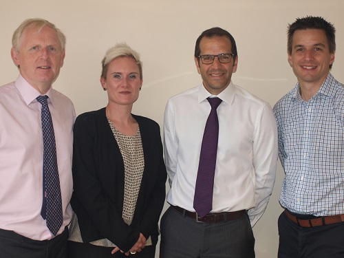 From left to right: Peter kelly, Elizabeth McGlone, Trevor Kidd, Stewart Mathhews