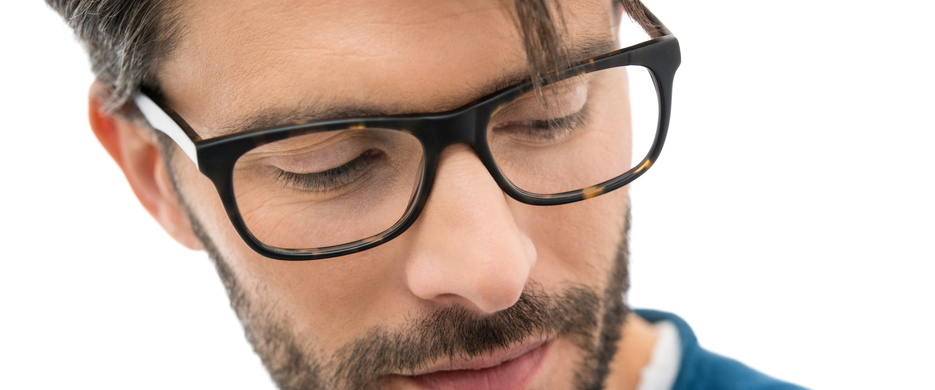 Man looking pensive